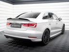 Maxton Design Street Plus Spoiler Cap 3D - Audi S3 8V Saloon
