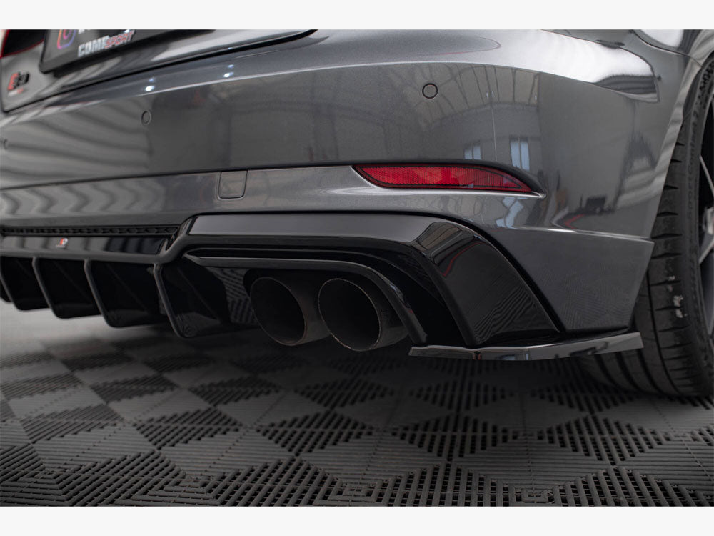 Maxton Design Street Plus Rear Side Splitters V2 - Audi S3 8V.2 Sportback Facelift