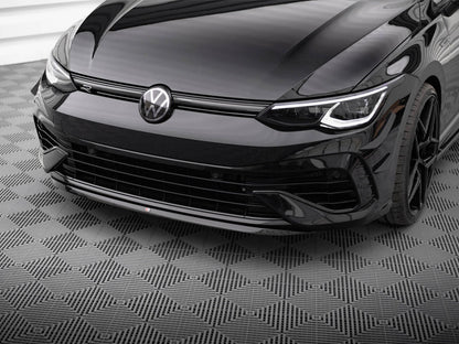 Maxton Design Street Plus Front Splitter V7 - VW Golf R Mk8