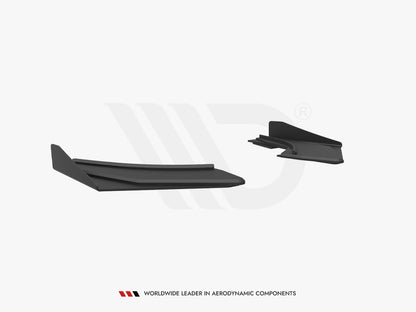 Maxton Design Street Pro Rear Side Splitters + Flaps - Audi S3 8V Saloon