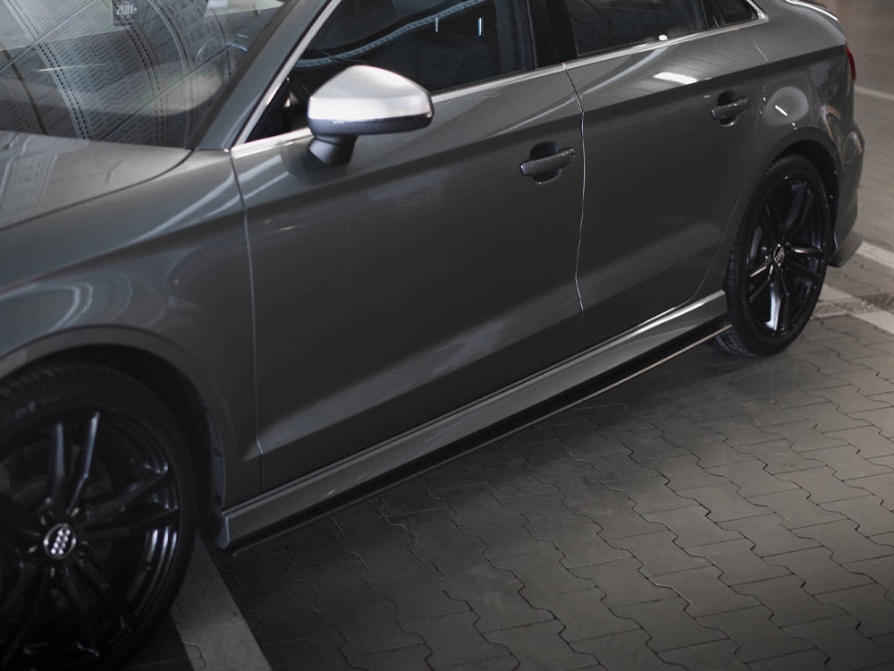 Maxton Design Street Pro Side Skirt Diffusers - Audi S3 8V Saloon