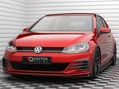 Maxton Design Street Plus Front Splitter V4 - VW Golf GTI Mk7.5