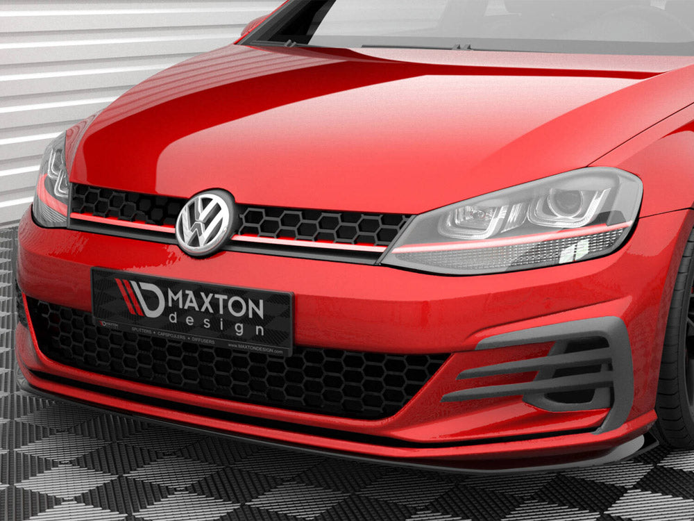 Maxton Design Street Plus Front Splitter V4 - VW Golf GTI Mk7.5