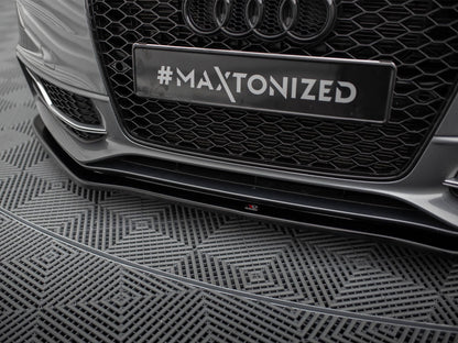 Maxton Design Street Plus Front Splitter V2 - Audi S5 8T Facelift