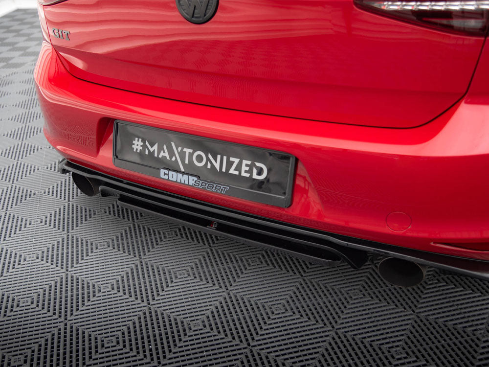 Divisor trasero central Maxton Design Street Plus - VW Golf GTI Mk7 Clubsport