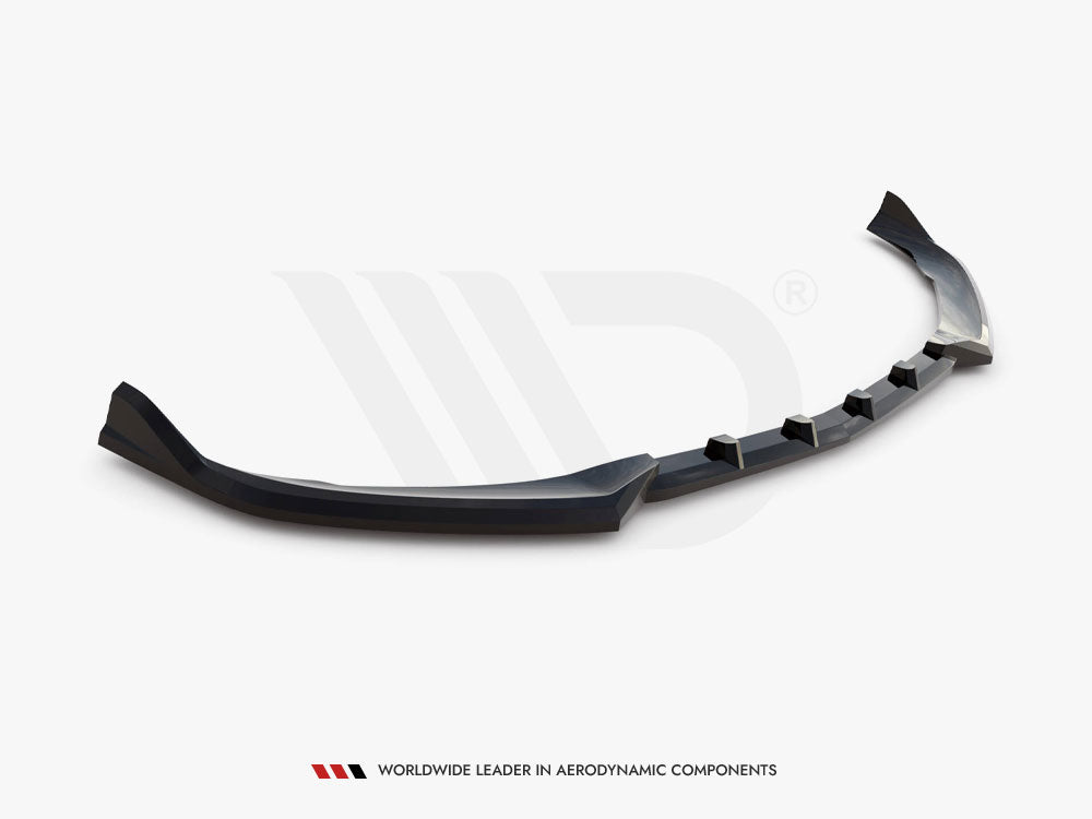 Maxton Design Street Plus Front Splitter V2 - Mercedes C63 AMG W205/S205