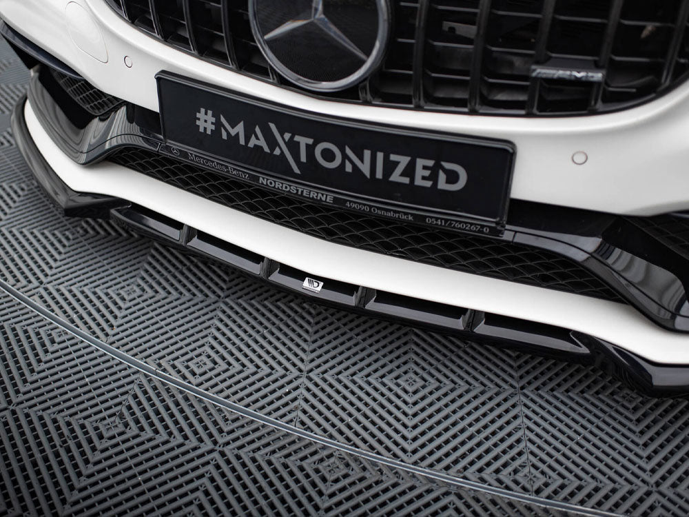 Maxton Design Street Plus Front Splitter V2 - Mercedes C63 AMG W205/S205