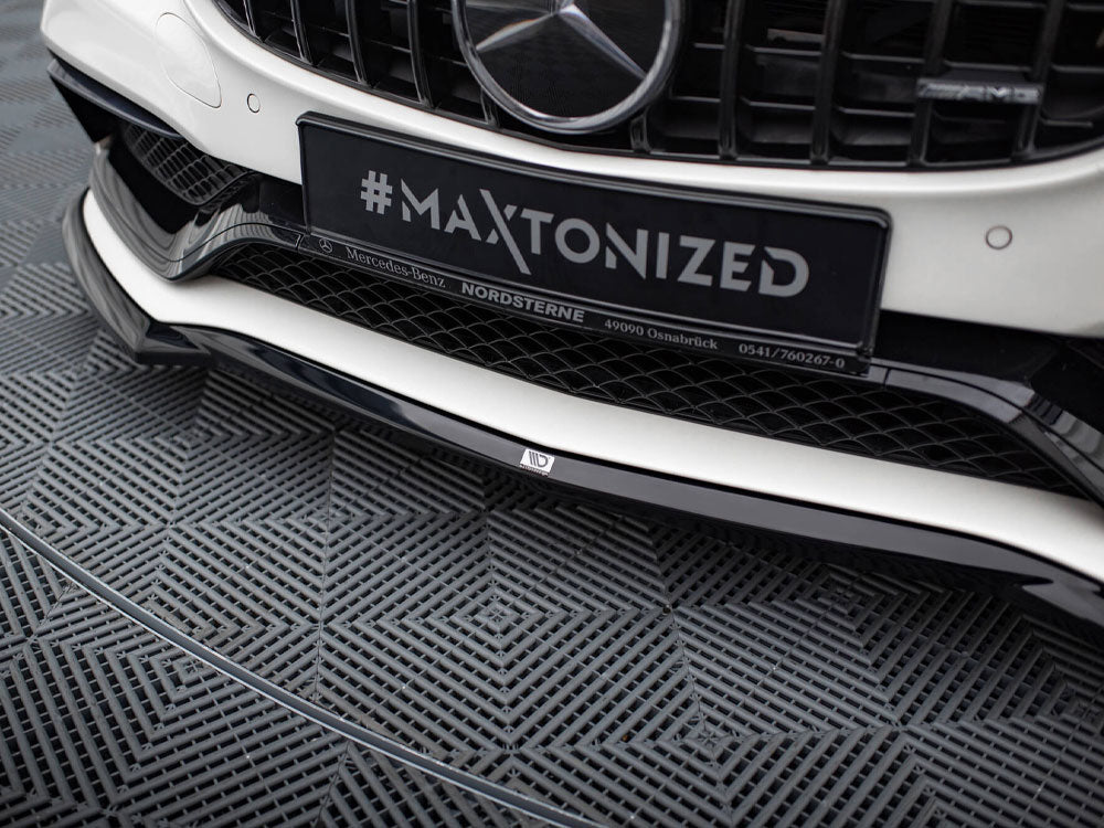 Maxton Design Street Plus Front Splitter V3 - Mercedes C63 AMG W205/S205