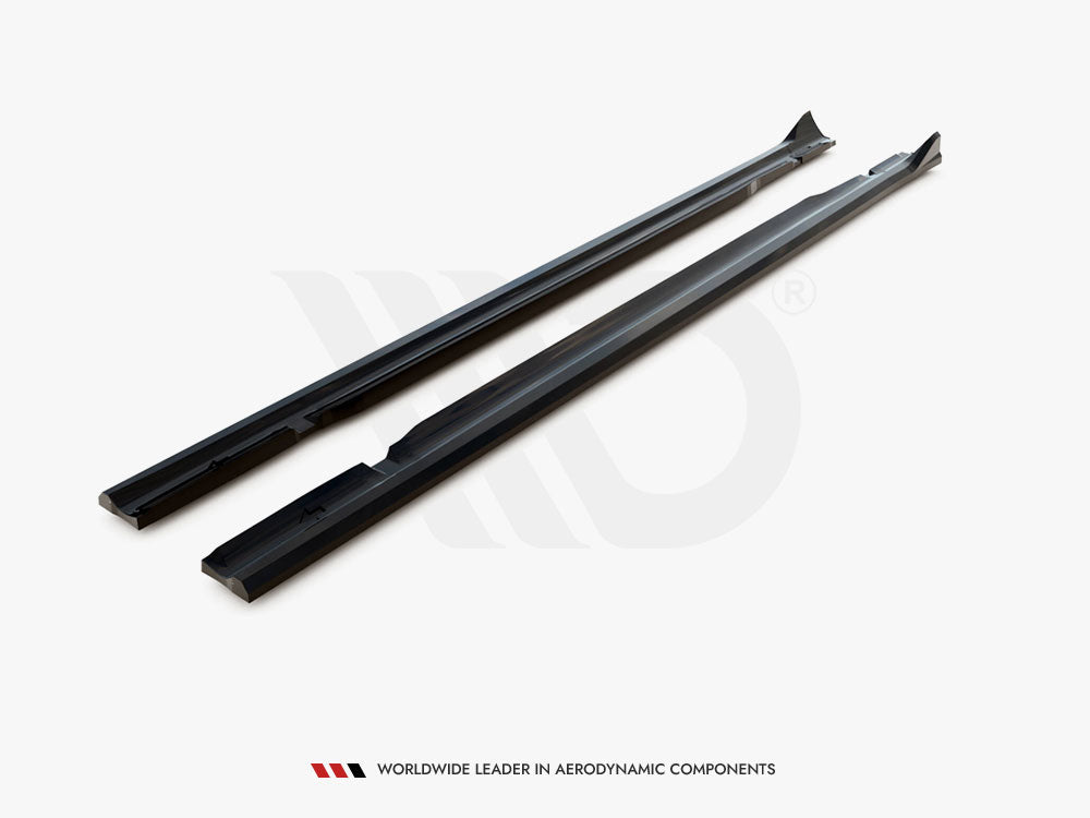 Maxton Design Street Plus Side Skirt Diffusers V2 - Mercedes C63 AMG W205/S205