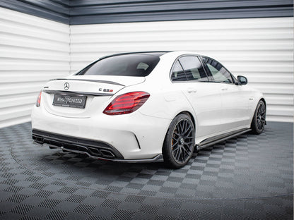 Maxton Design Street Plus Central Rear Splitter - Mercedes C63 AMG W205/S205