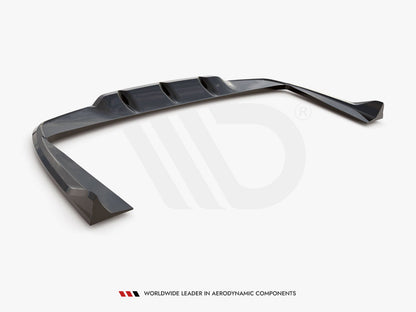 Maxton Design Street Plus Central Rear Splitter - Mercedes C63 AMG W205/S205