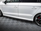 Maxton Design Street Plus Side Skirt Diffusers V2 - Audi RS3 8V.2 Saloon