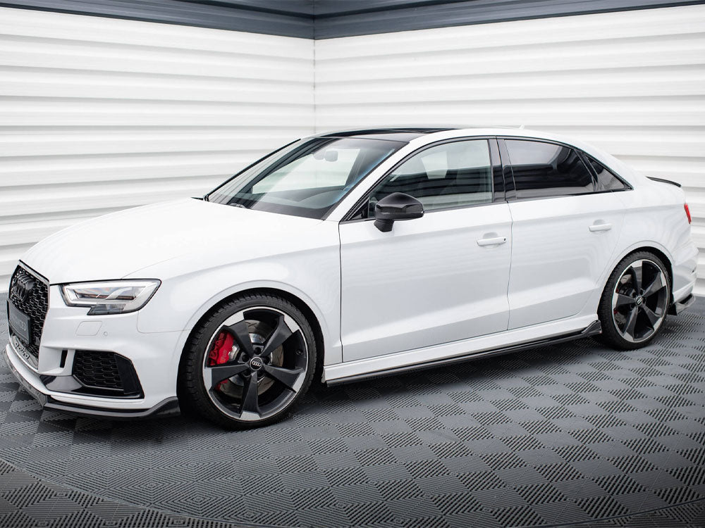 Maxton Design Street Plus Side Skirt Diffusers V3 - Audi RS3 8V Saloon Facelift