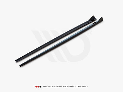 Maxton Design Street Plus Side Skirt Diffusers V3 - Audi RS3 8V Saloon Facelift