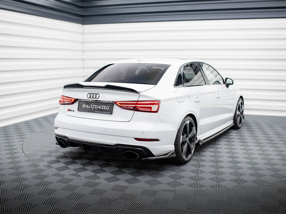 Maxton Design Street Plus Rear Side Splitters V3 - Audi RS3 8V Saloon Facelift