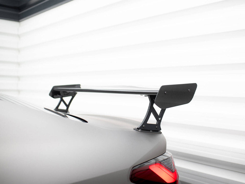 Maxton Design Carbon Fibre Spoiler With LED (External Brackets) - BMW M440i G22 & M4 G82