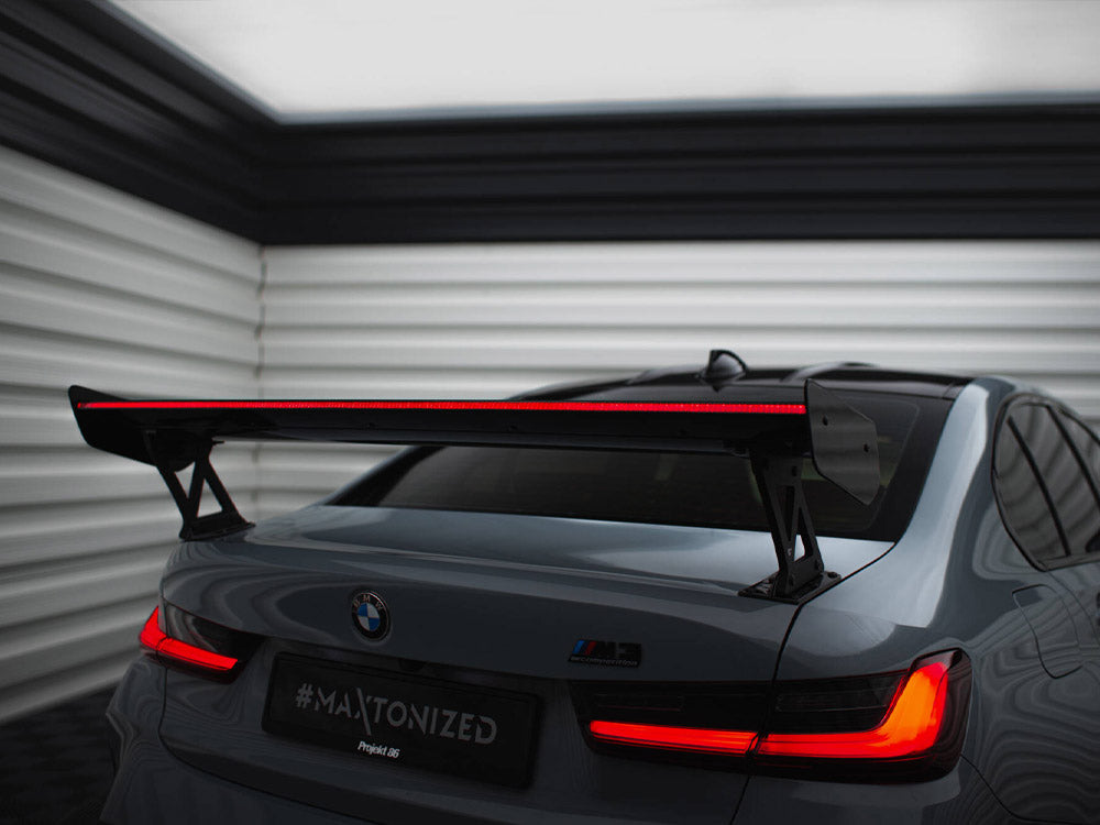 Maxton Design Carbon Fibre Spoiler With LED (External Brackets) - BMW M340i G20 & M3 G80