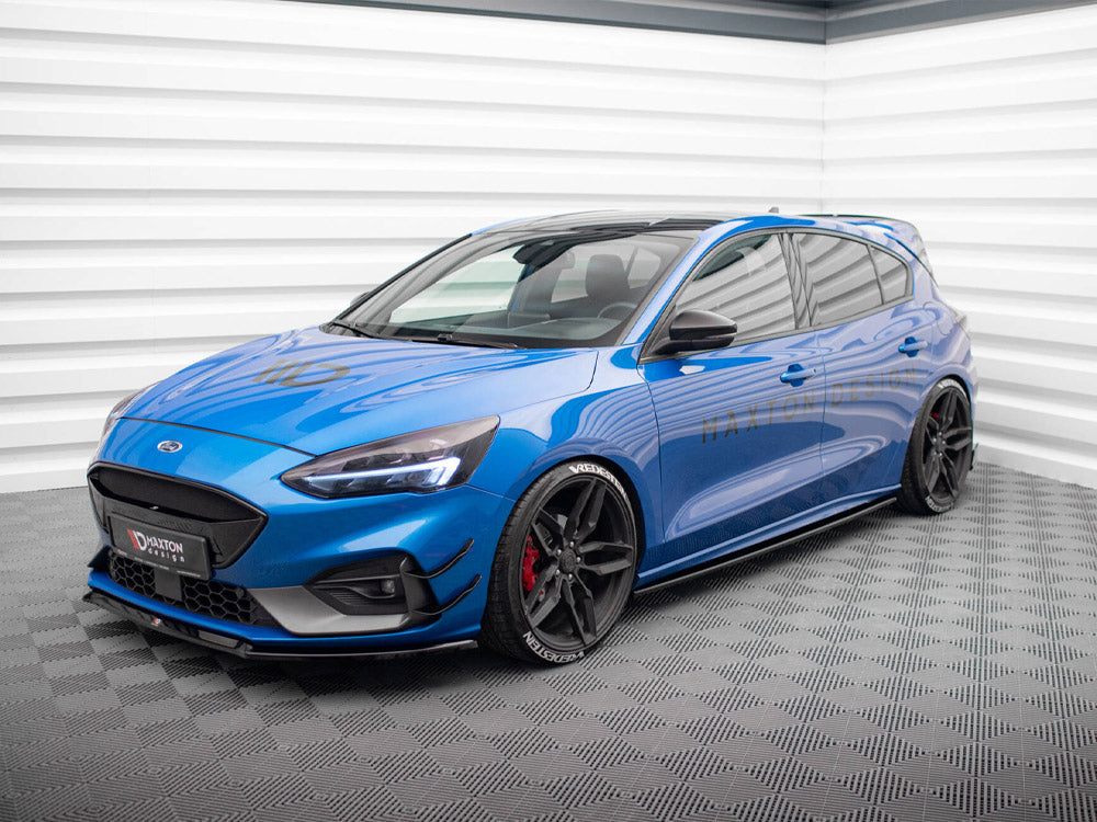 Maxton Design Street Plus Side Skirt Diffusers V2 - Ford Focus ST Mk4