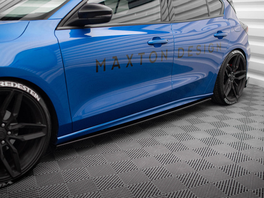Maxton Design Street Plus Side Skirt Diffusers V2 - Ford Focus ST Mk4