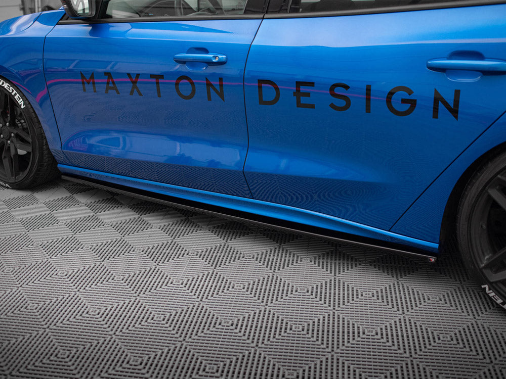 Maxton Design Street Plus Side Skirt Diffusers V2 - Ford Focus ST Mk4