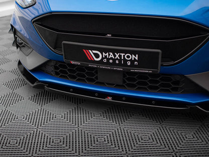 Maxton Design Street Plus Front Splitter V7 - Ford Focus ST Mk4