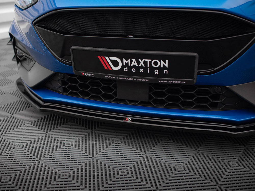 Maxton Design Street Plus Front Splitter V4 - Ford Focus ST Mk4