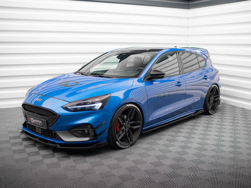 Maxton Design Street Plus Side Skirt Diffusers V4 - Ford Focus ST Mk4