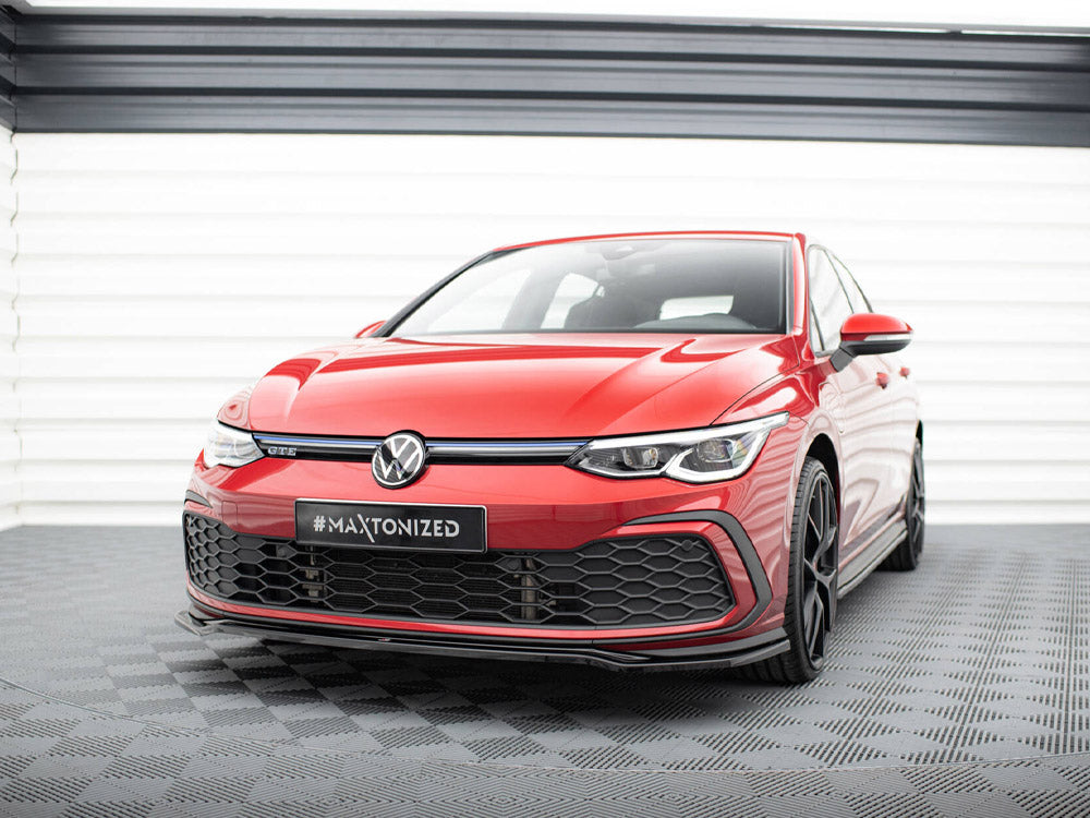 Maxton Design Street Plus Front Splitter V4 - VW Golf GTI Mk8