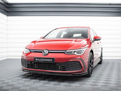 Maxton Design Street Plus Front Splitter V5 - VW Golf GTI Mk8