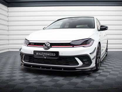 Maxton Design Street Plus Front Splitter V1 - VW Polo GTI Mk6.5 (BZ) Facelift