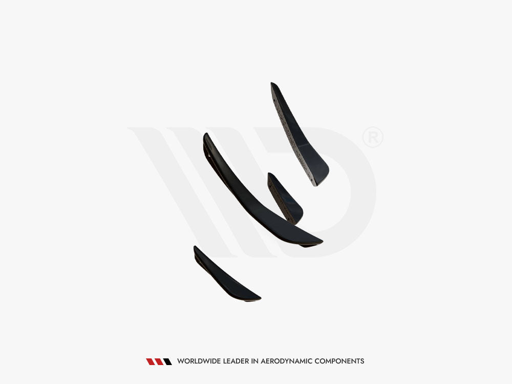 Canards delanteros Maxton Design Street Plus - VW Polo GTI Mk6.5 (BZ) Facelift