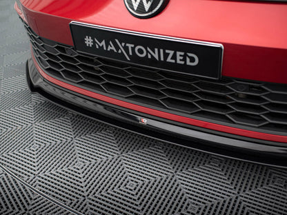 Maxton Design Street Plus Front Splitter V6 - VW Golf GTI Mk8