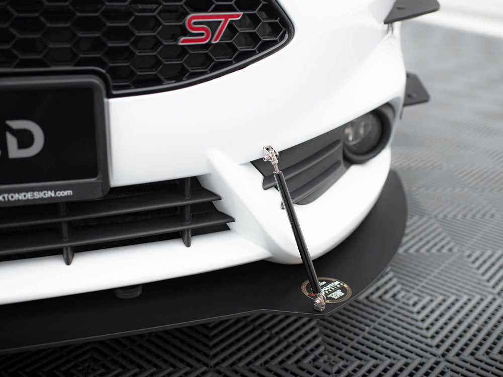 Maxton Design Racing Front Splitter V1 - Ford Fiesta ST Mk7 (ST180)