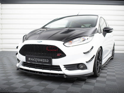 Maxton Design Street Plus Front Splitter V4 - Ford Fiesta ST Mk7 (ST180)