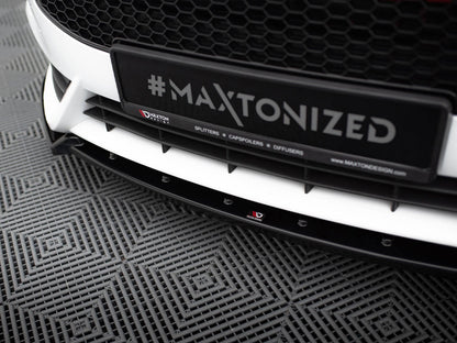 Maxton Design Street Plus Front Splitter V4 - Ford Fiesta ST Mk7 (ST180)