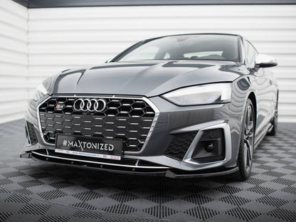 Maxton Design Street Plus Front Splitter V2 - Audi S5 F5 Facelift