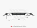 Maxton Design Street Plus Rear Valance V3 - VW Golf R Mk7.5