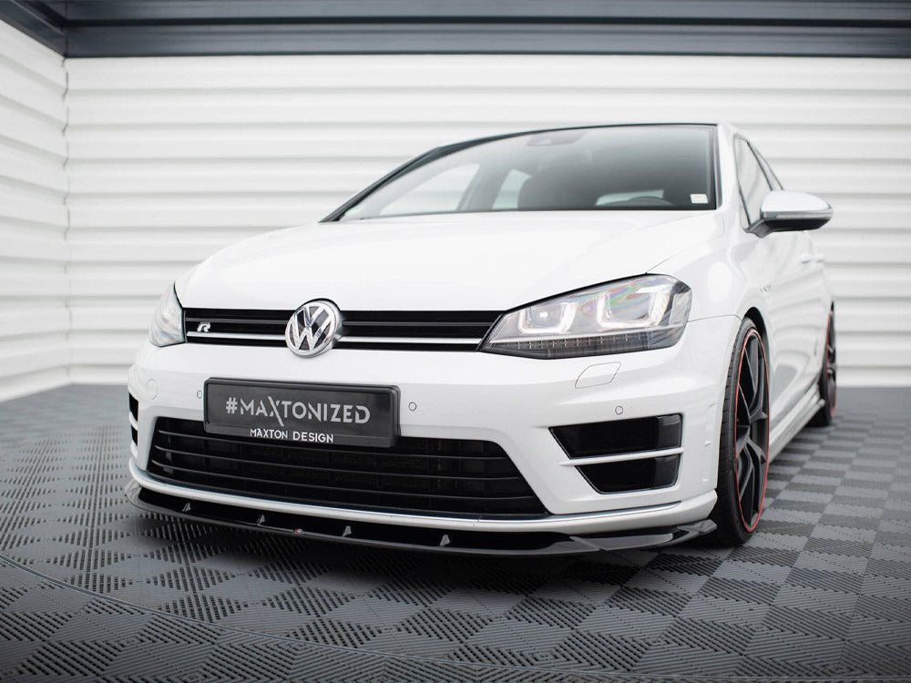 Maxton Design Street Plus Front Splitter V6 - VW Golf R Mk7