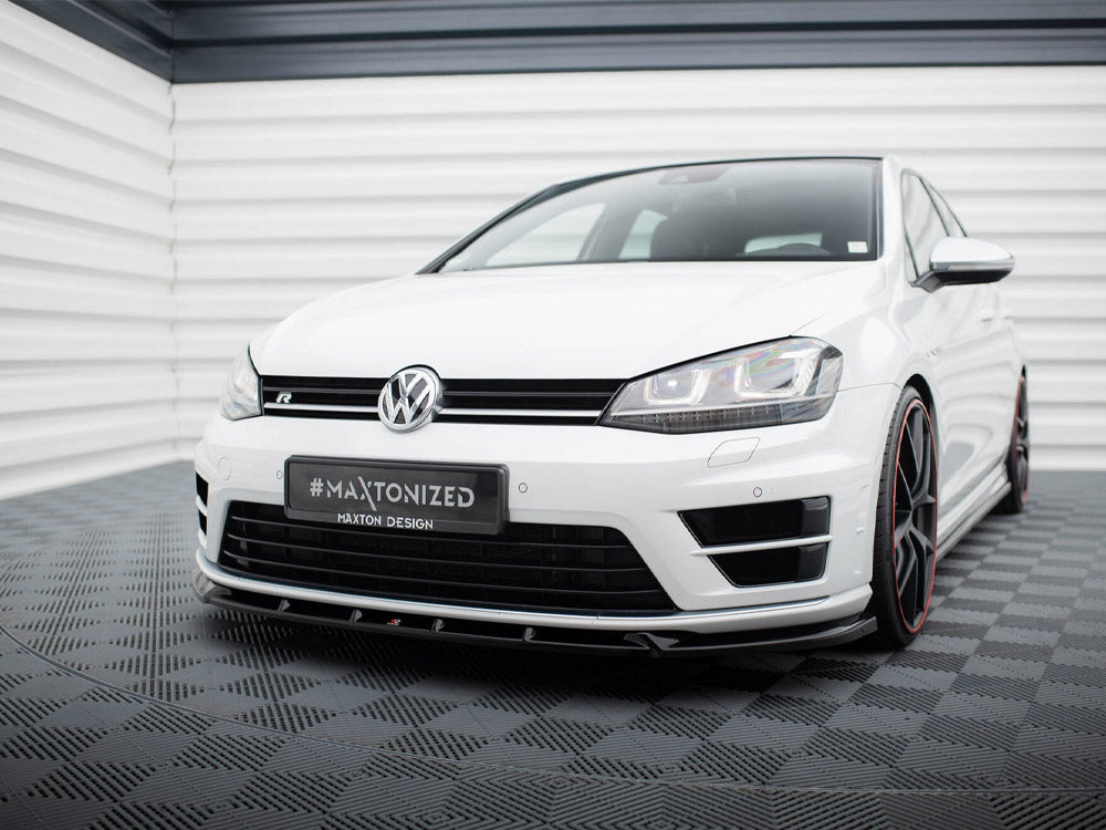 Maxton Design Street Plus Front Splitter V5 - VW Golf R Mk7