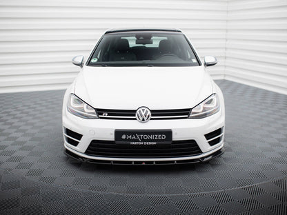 Maxton Design Street Plus Front Splitter V5 - VW Golf R Mk7