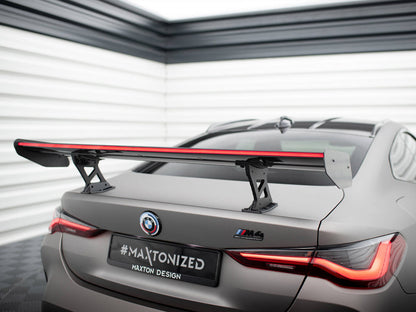 Maxton Design Carbon Fibre Spoiler With LED (Internal Brackets) - BMW M440i G22 & M4 G82