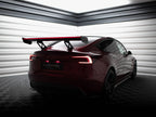 Maxton Design Carbon Fibre Spoiler With LED - Tesla Model 3