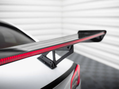 Maxton Design Carbon Fibre Spoiler With LED - Tesla Model 3