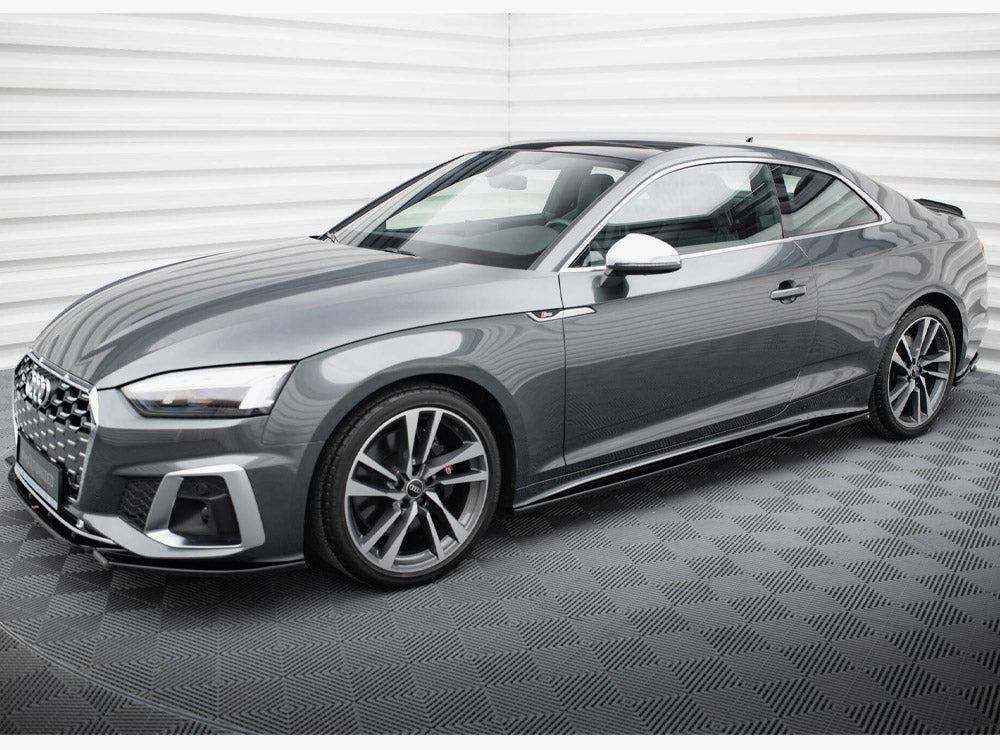 Maxton Design Street Plus Side Skirt Diffusers - Audi S5 F5 Coupe Facelift