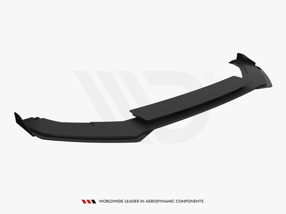 Maxton Design Street Pro Front Splitter V1 + Flaps - VW Golf R Mk7