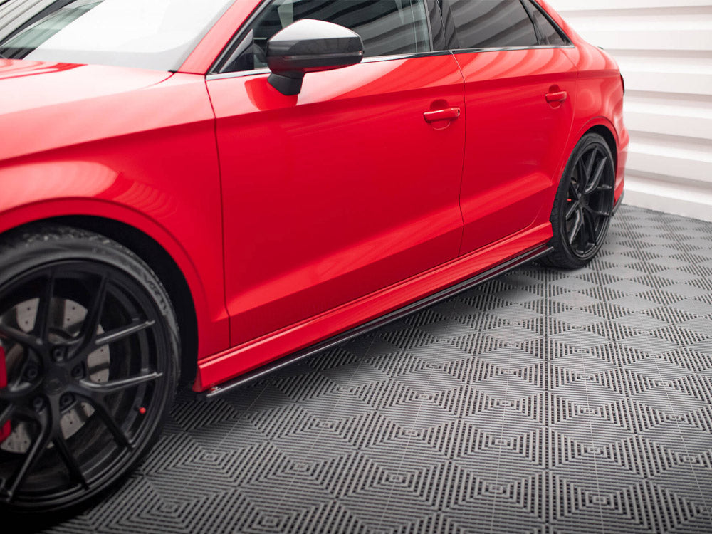 Maxton Design Street Plus Side Skirt Diffusers - Audi S3 8V Saloon