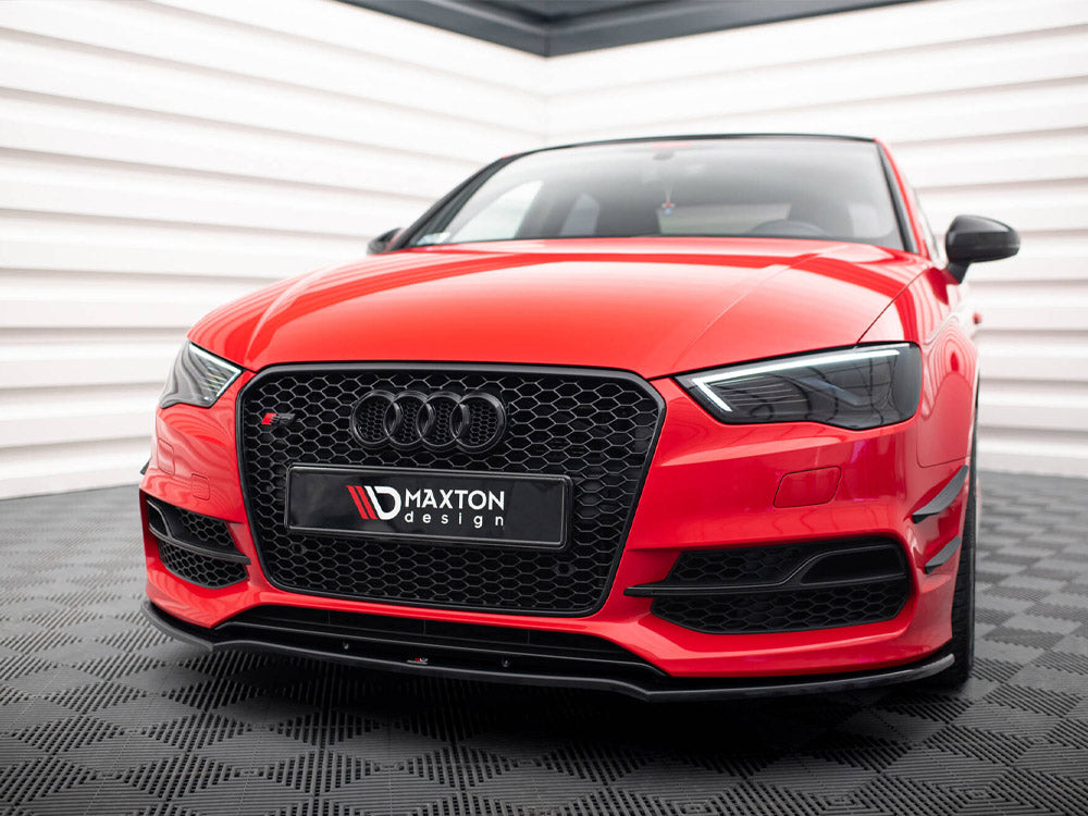 Maxton Design Street Plus Front Splitter V2 - Audi S3 8V Saloon/Cabrio