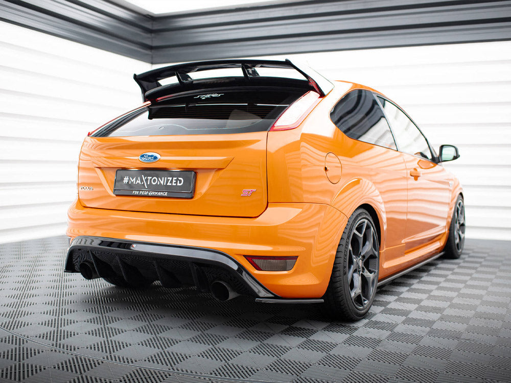 Maxton Design Street Plus Rear Side Splitters V2 (To Suit Valance) - Ford Focus ST Mk2.5 (ST225)