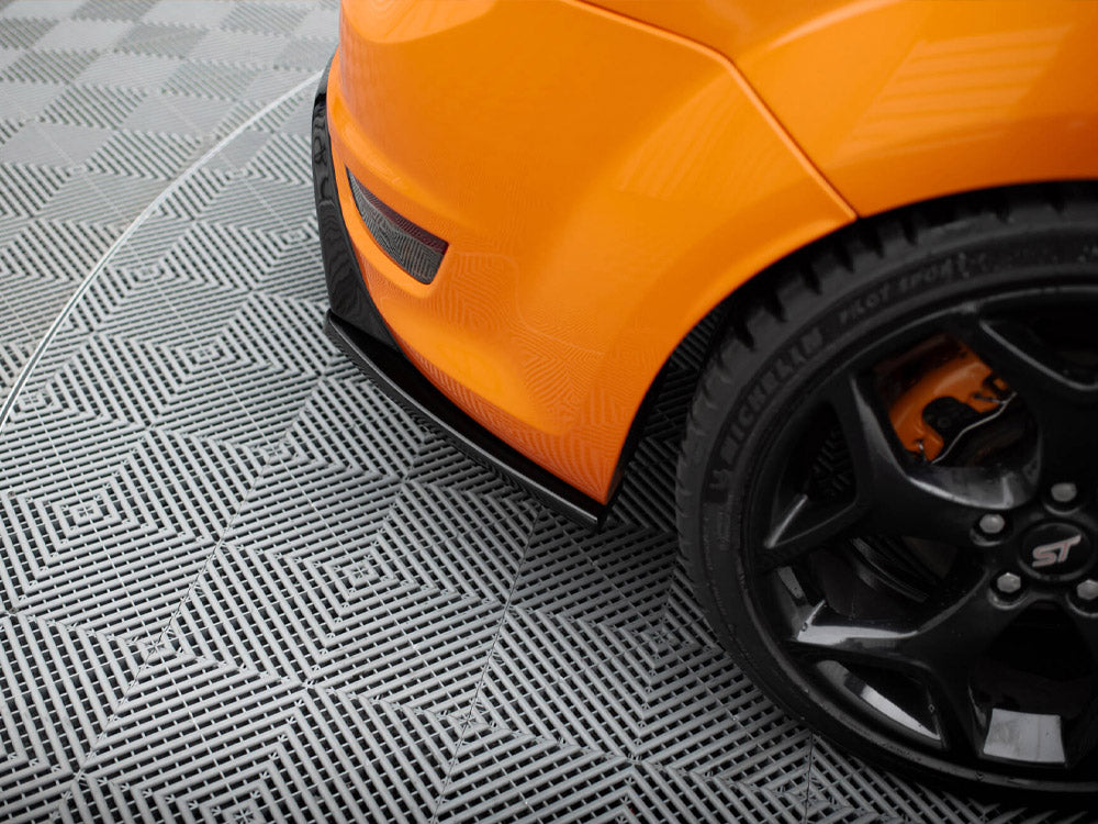 Maxton Design Street Plus Rear Side Splitters V2 (To Suit Valance) - Ford Focus ST Mk2.5 (ST225)