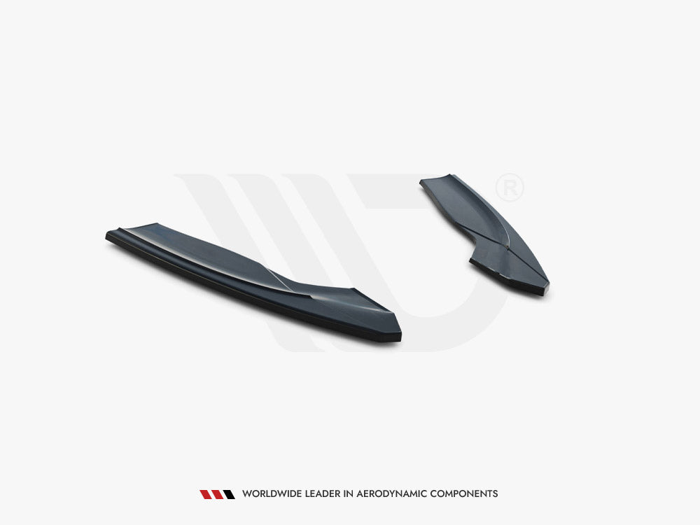 Maxton Design Street Plus Rear Side Splitters V2 (To Suit Valance) - Ford Focus ST Mk2.5 (ST225)